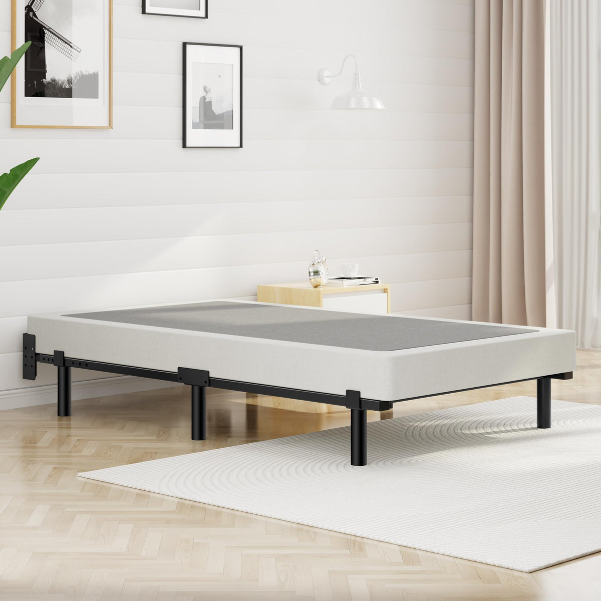 7 Inch Heavy Duty Metal Twin Bed Frame O6220