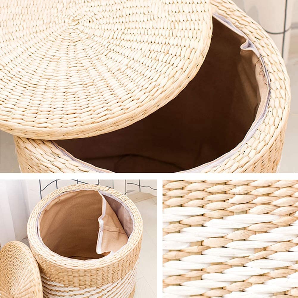 Square Woven Footstool X82116