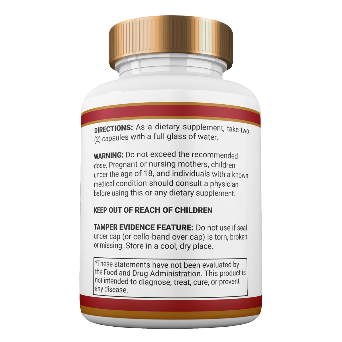 All Natural Maximum Strength Capsules 1 Month Supply S78231