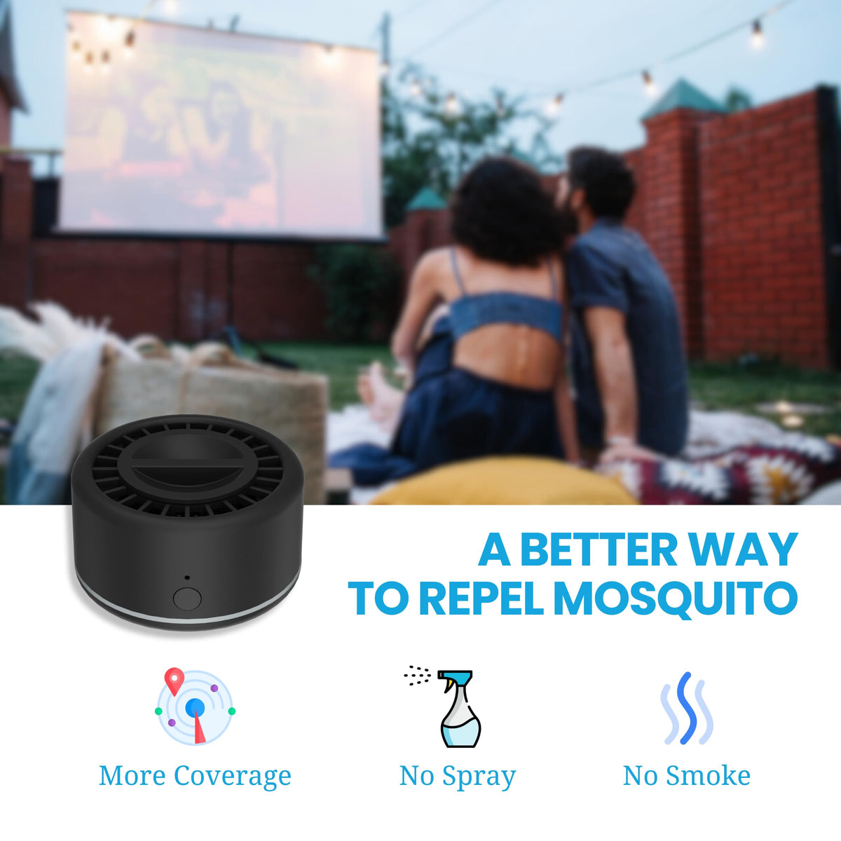 Rechargeable Mosquito Repeller with Refills S909