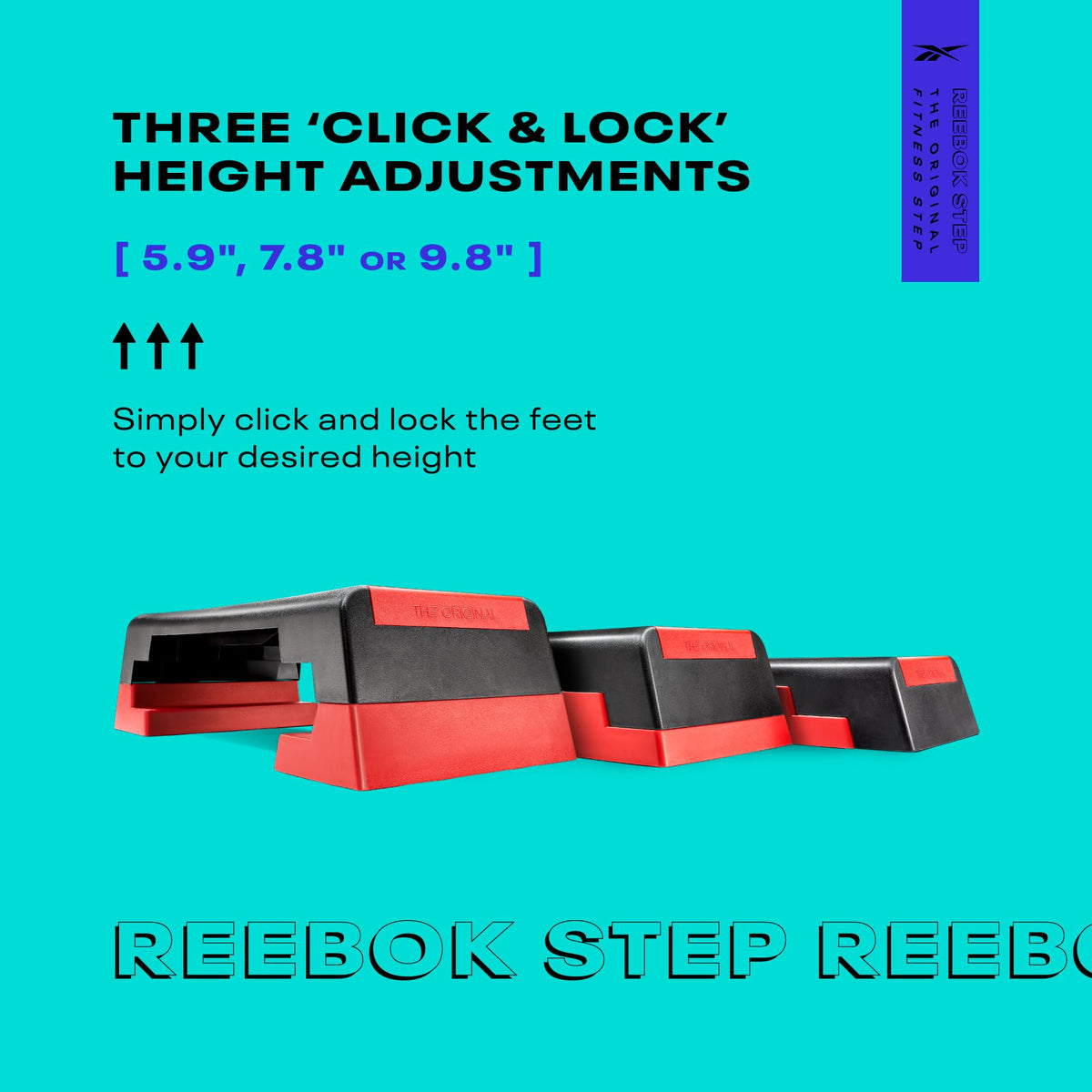 Adjustable Aerobic and Strength Training Workout Step Platform Z7079
