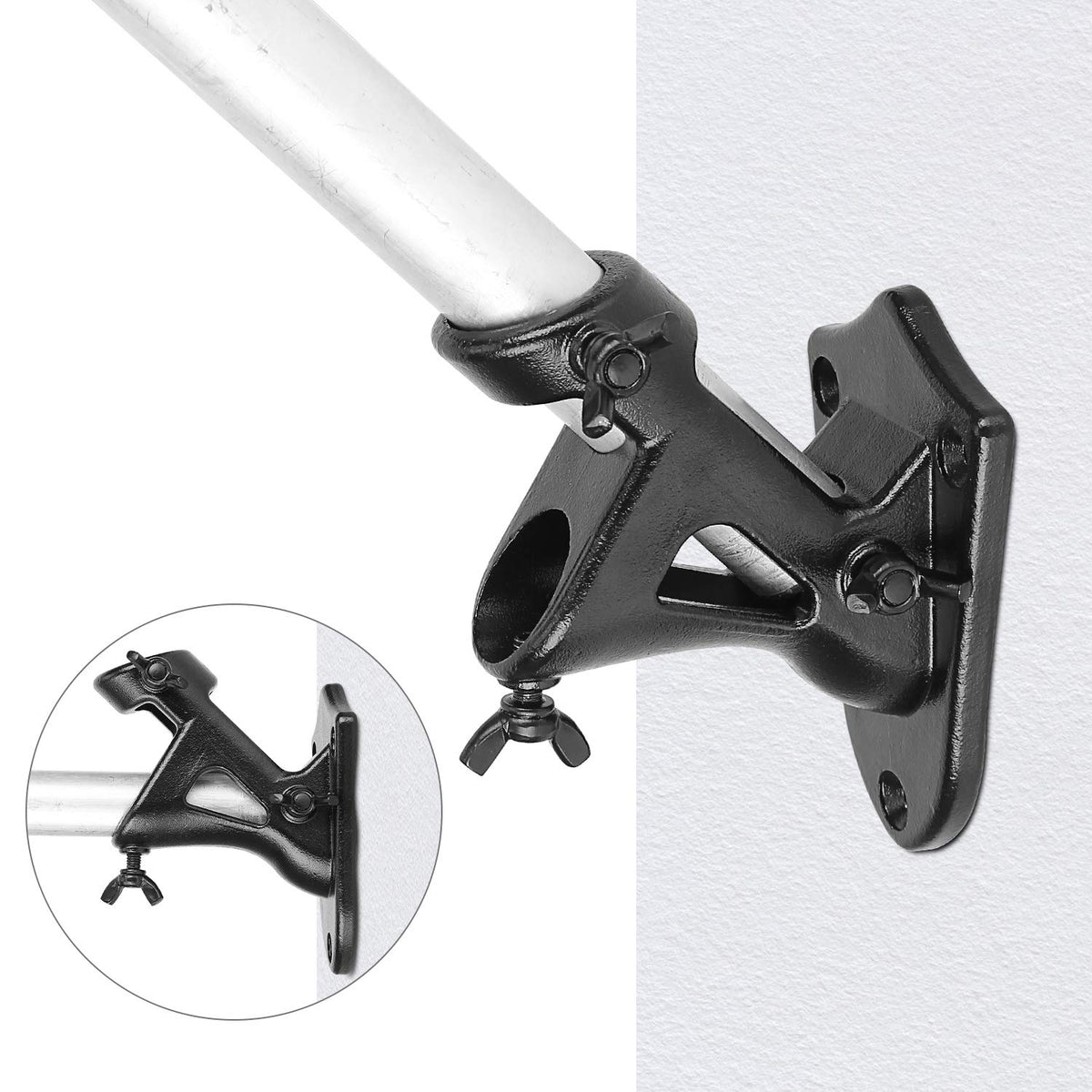 Stainless Steel Heavy Duty Flag Pole Holder T135653