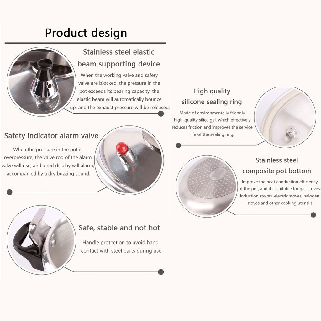 2L Aluminum Pressure Cooker S830863