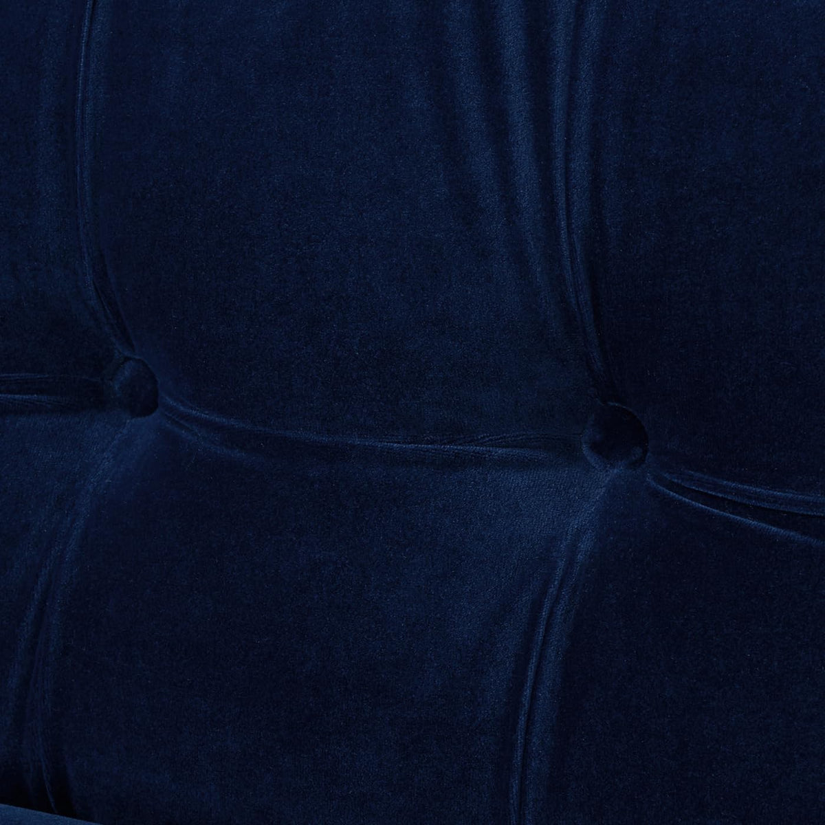 84" Navy Blue Velvet Tufted Sofa E70588