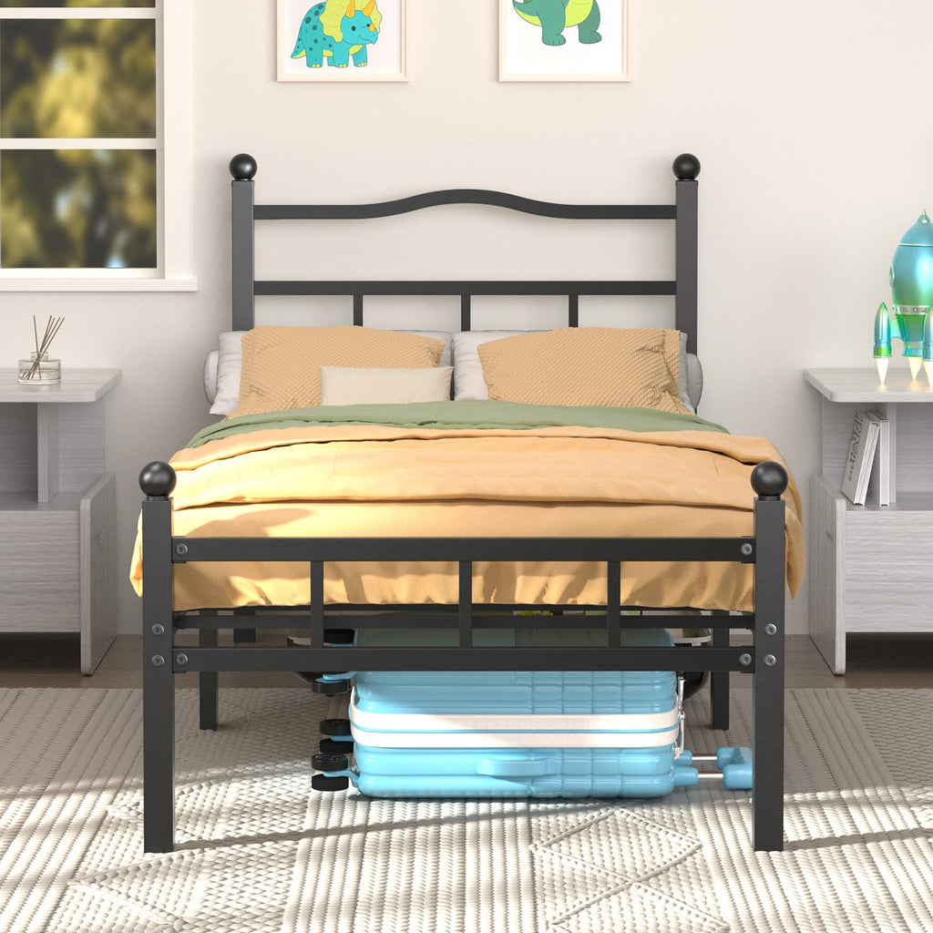 14 Inch Twin Bed Frame with Headboard and Footboard R3144