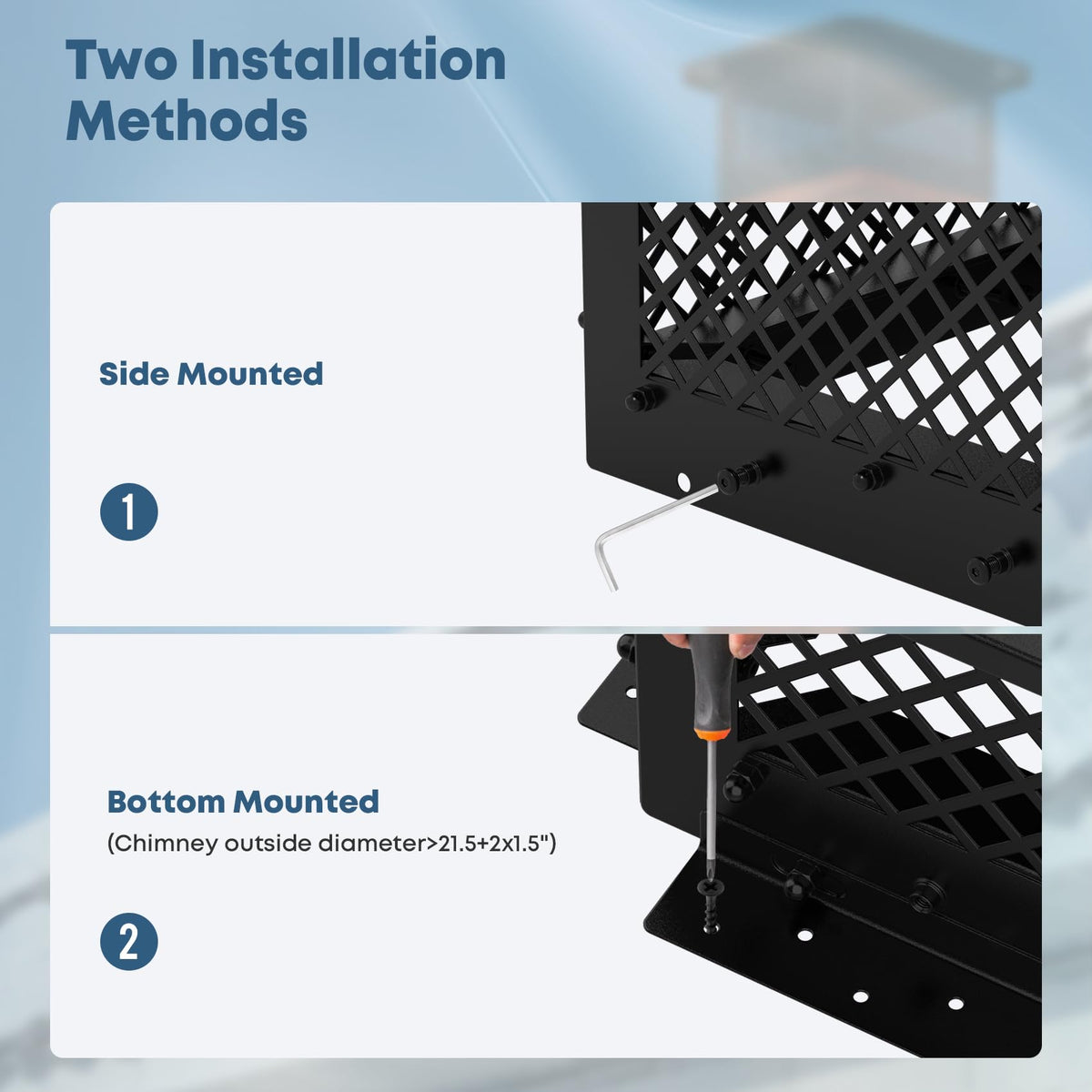 18" x 22" Adjustable Chimney Cap Q99196