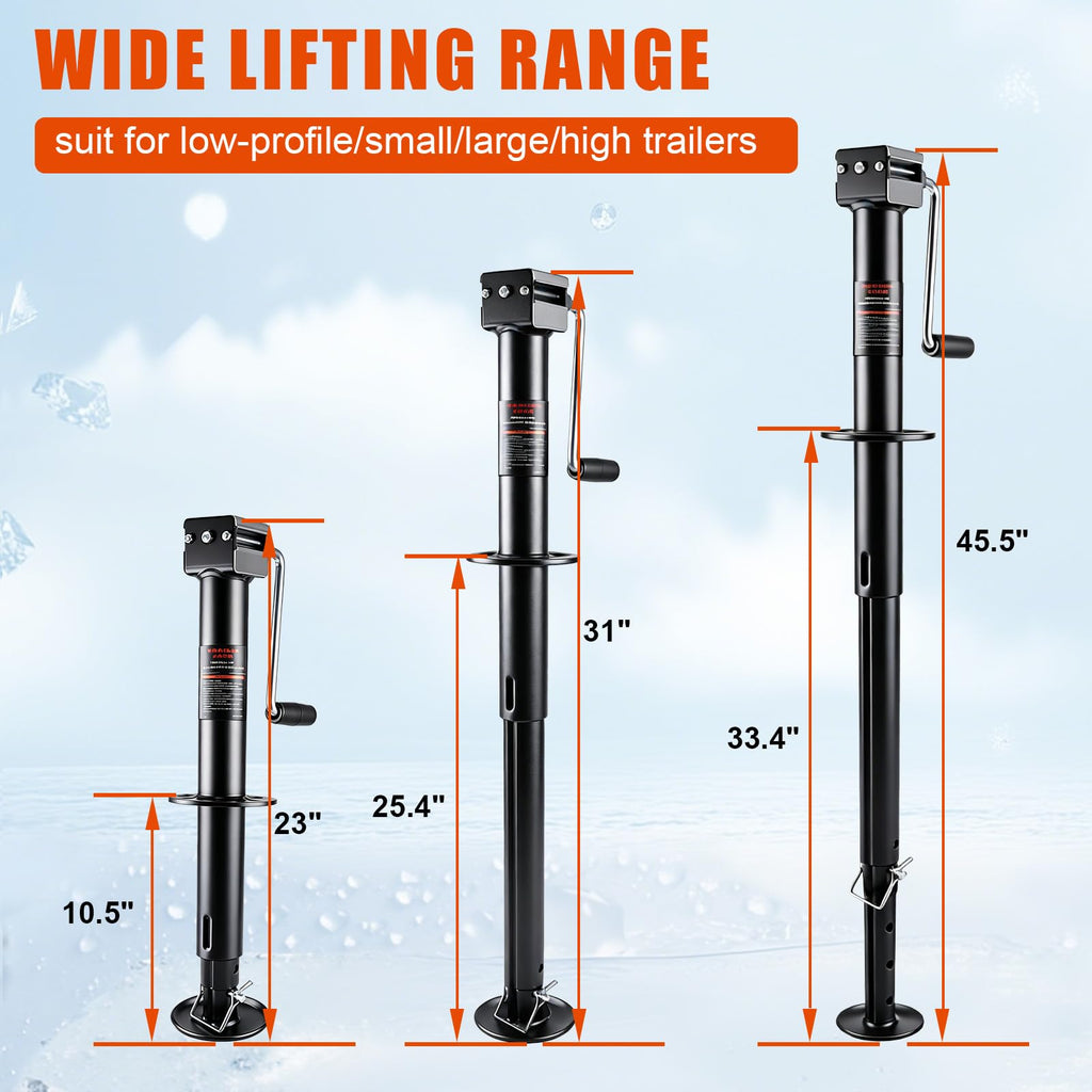 23" Lift Drop Leg Trailer Jack Y8410