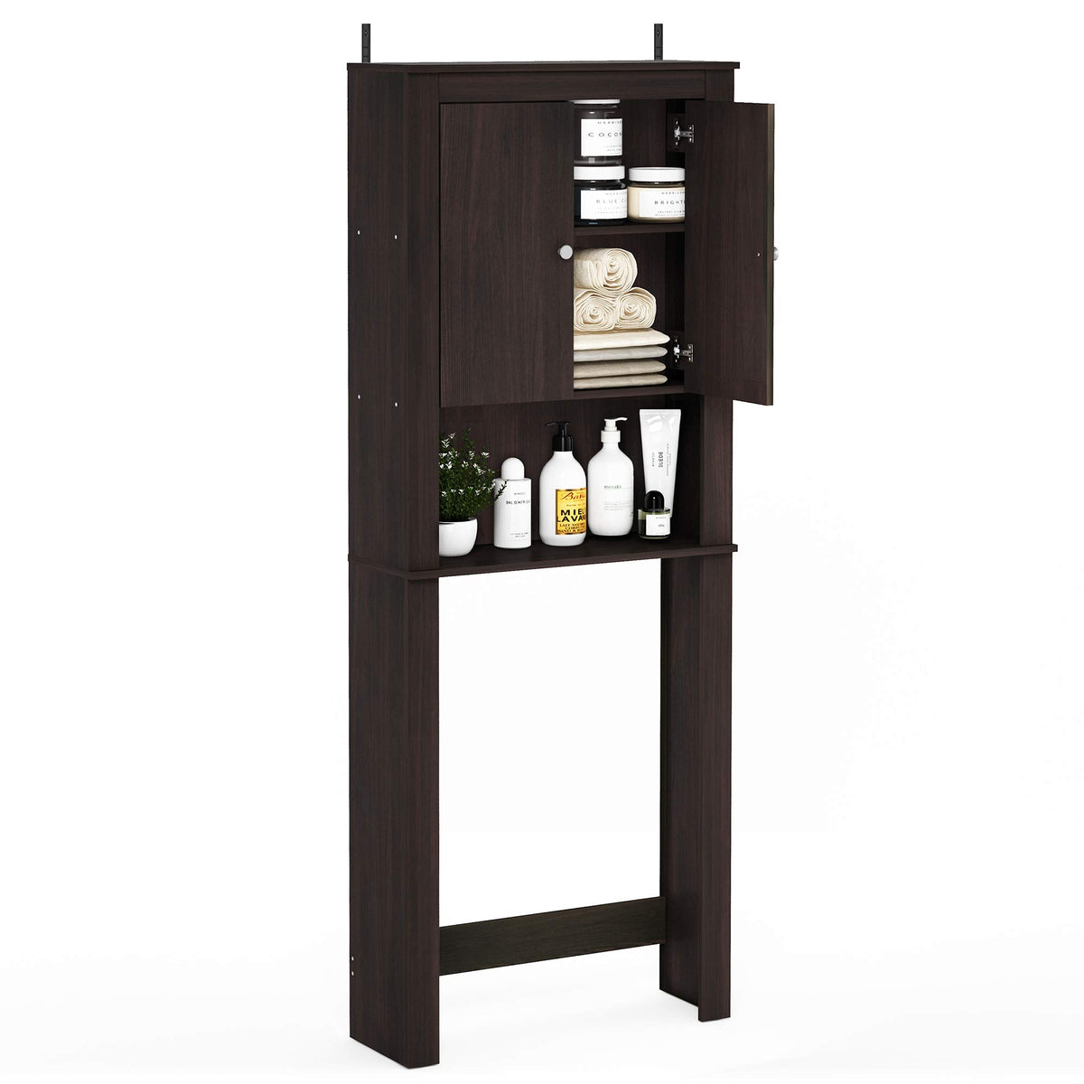Black Over The Toilet Storage Cabinet N94487