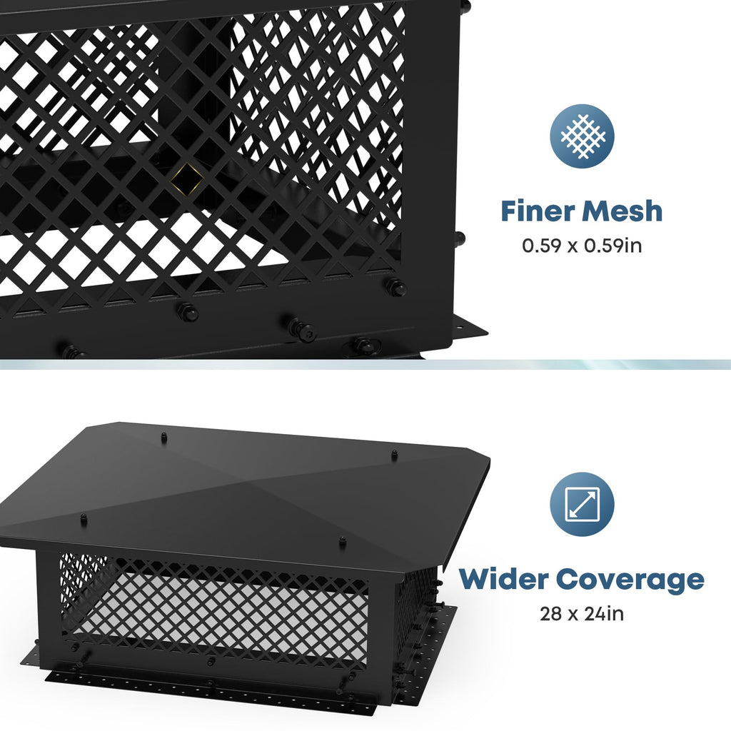 18" x 22" Adjustable Chimney Cap Q99196