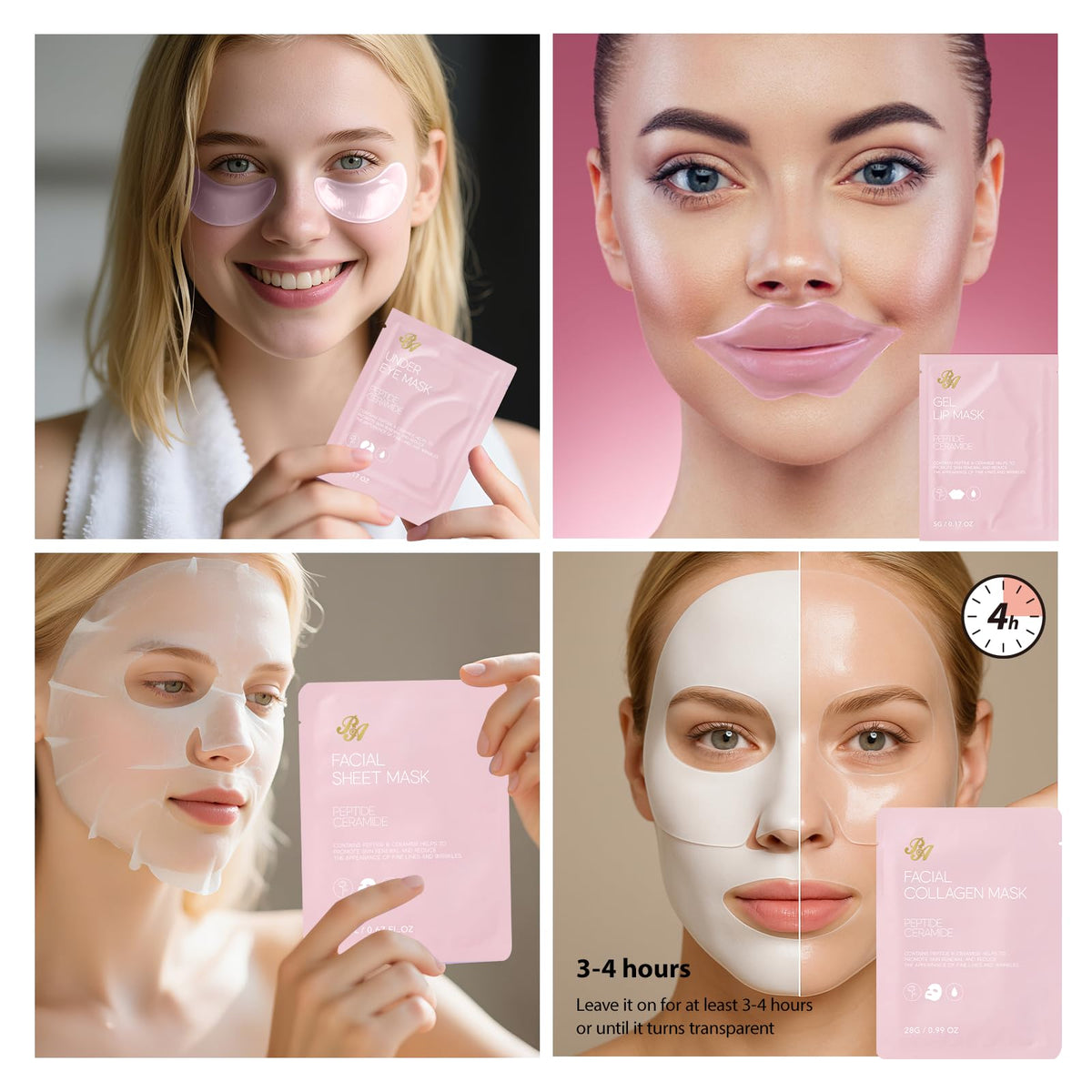 55 Pcs Rose Hydrating Skin Care Set J97113