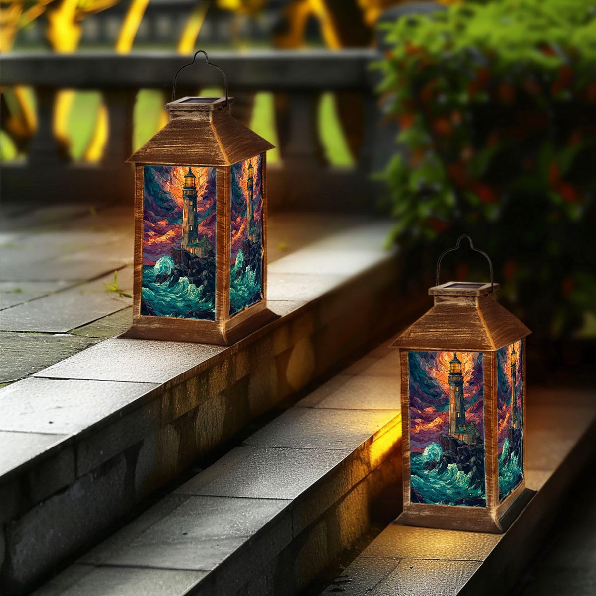Solar Powered Waterproof Outdoor Hanging Lantern X159800