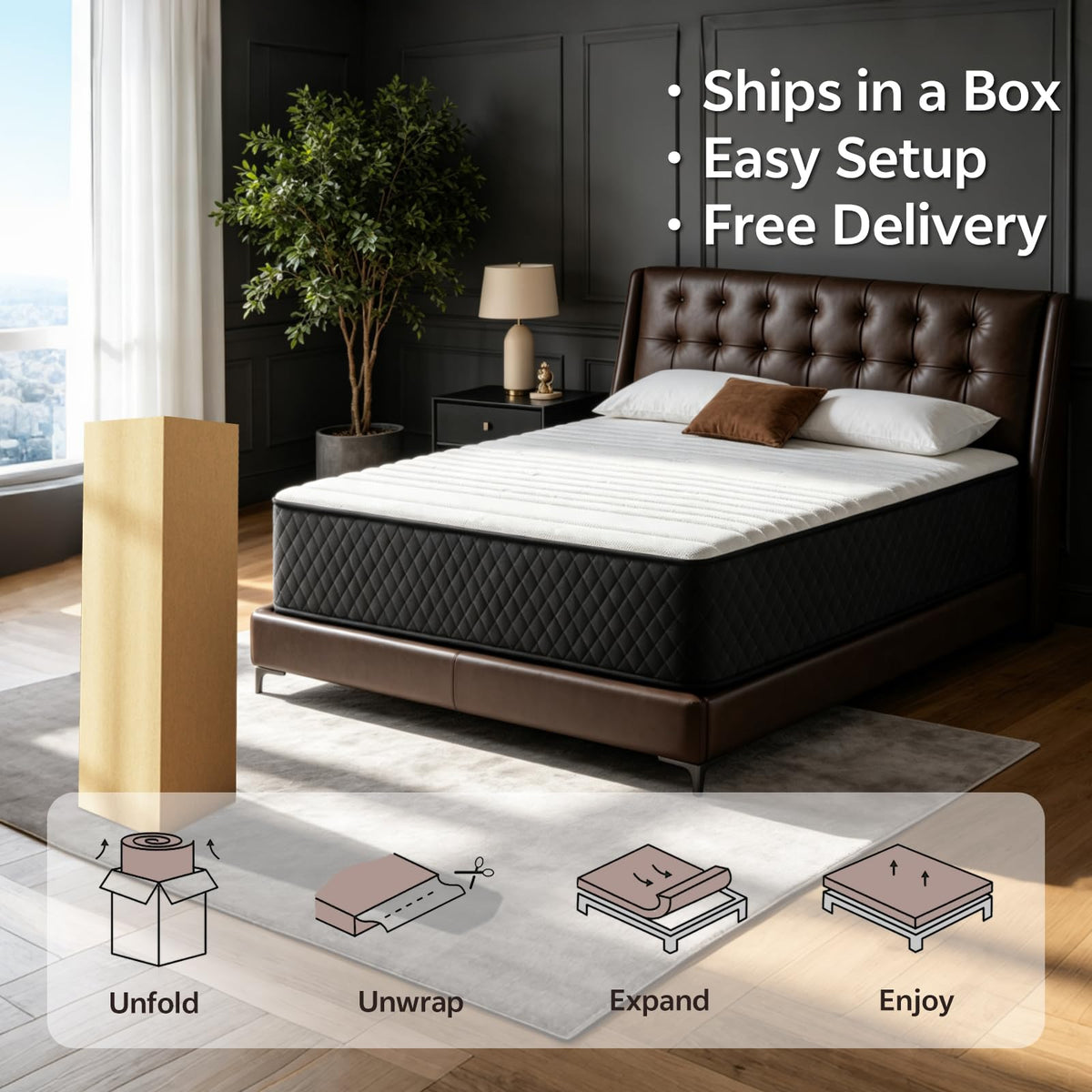 Full Size 12 Inch Hybrid Mattress L295