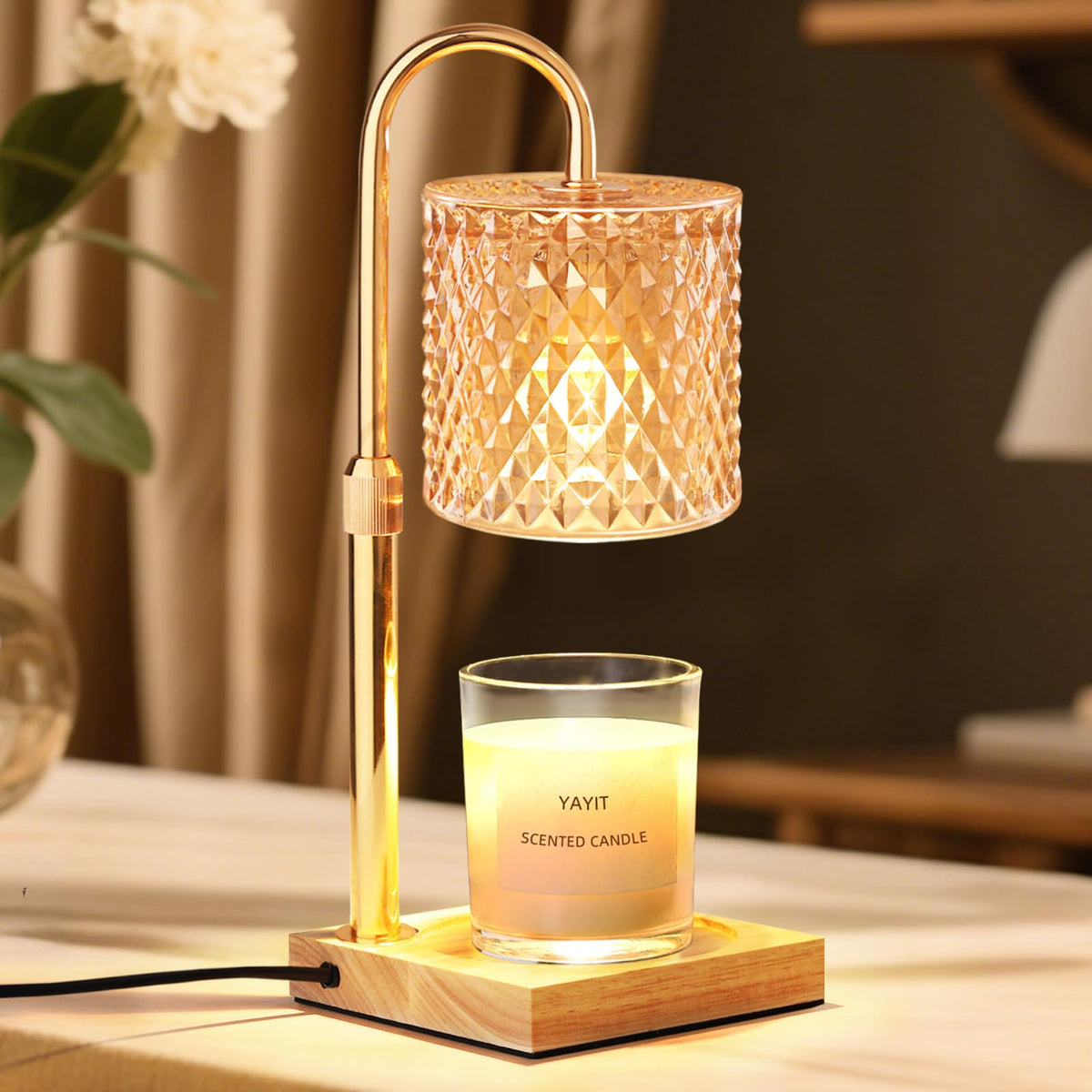 Candle Warmer Lamp with Timer Dimmer N9749