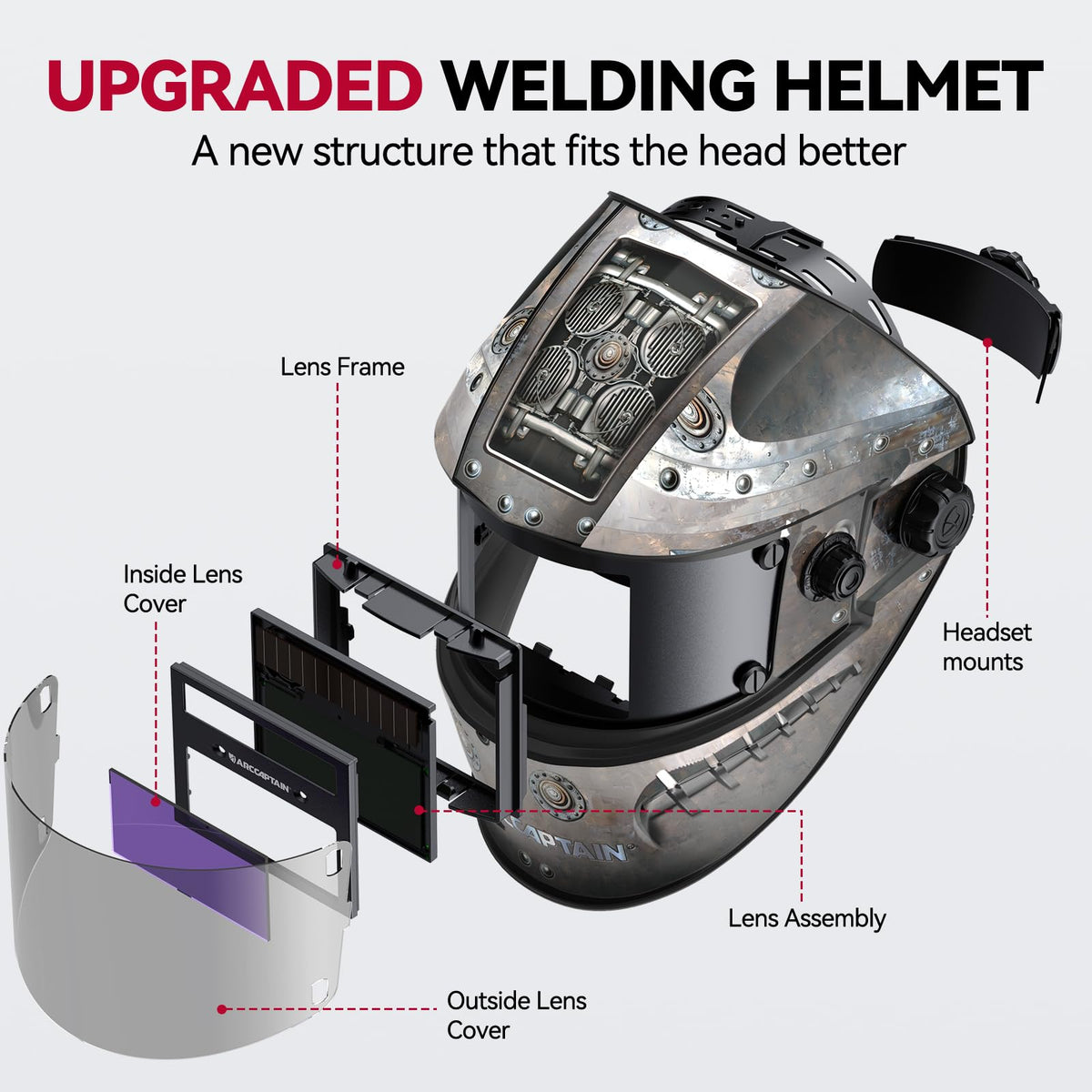 Auto Darkening Welding Helmet M127