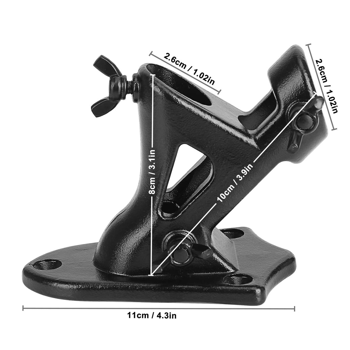 Stainless Steel Heavy Duty Flag Pole Holder T135653