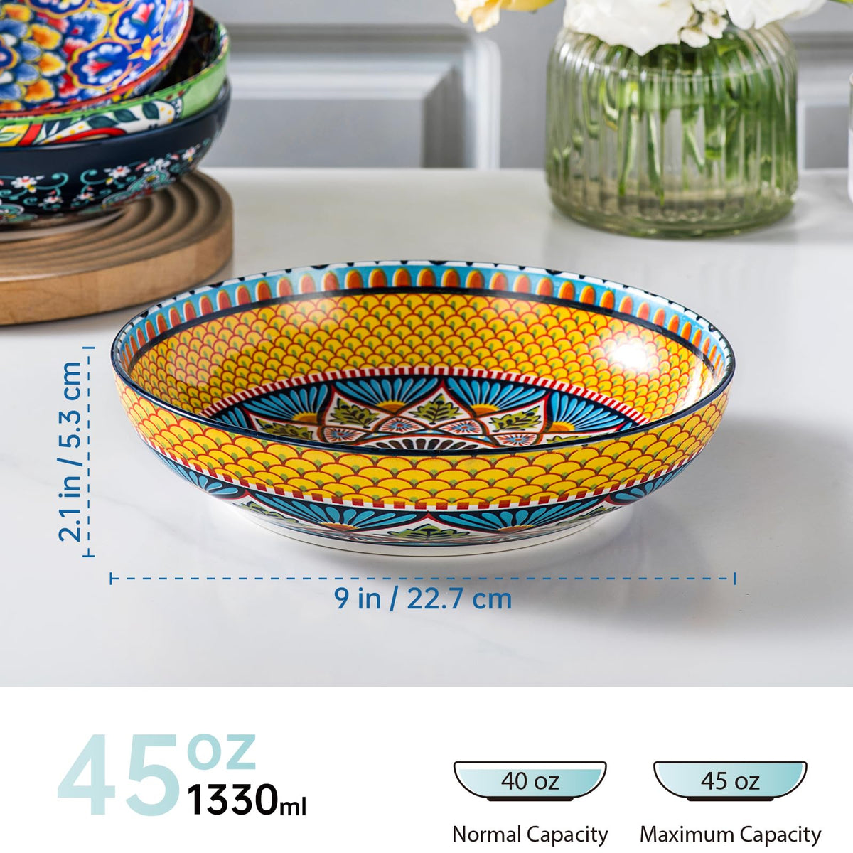 Ceramic Serving Bowls Set of 4 F318