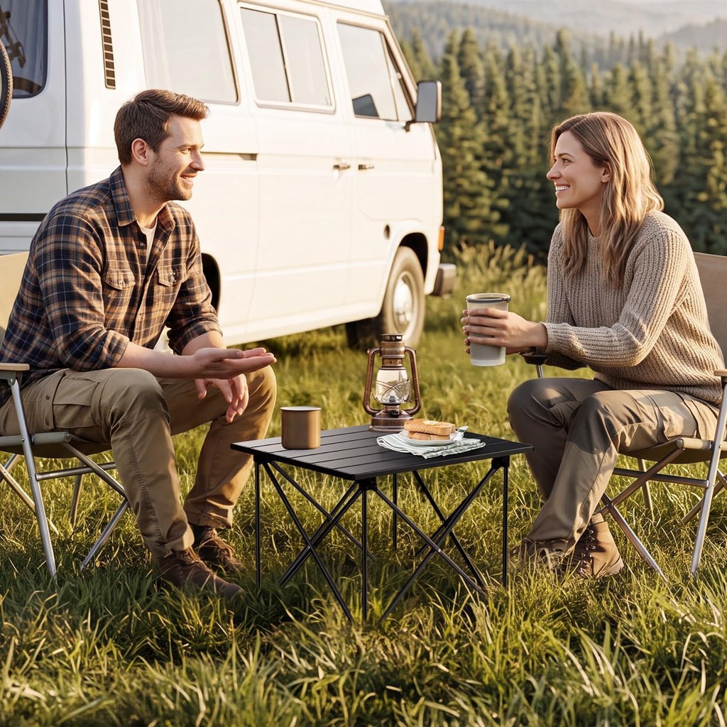 Small Ultralight Aluminum Folding Camping Table T394