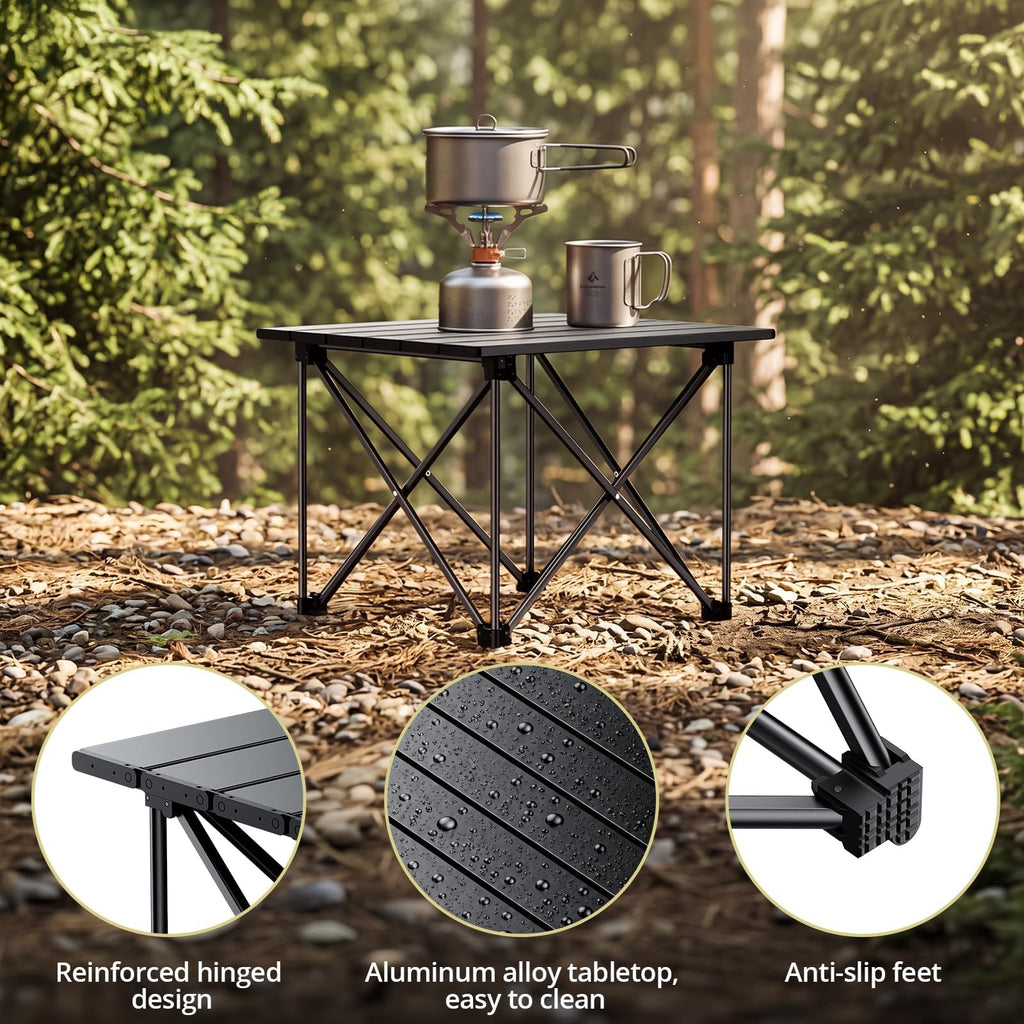 Small Ultralight Aluminum Folding Camping Table T394
