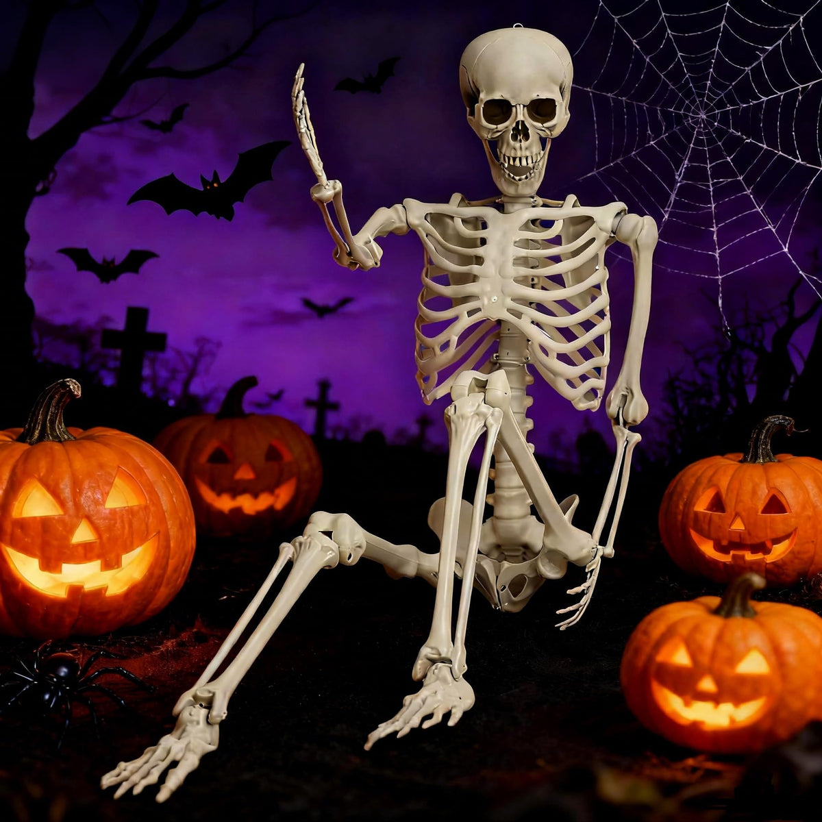 5.4ft Posable Life Size Skeleton J494452
