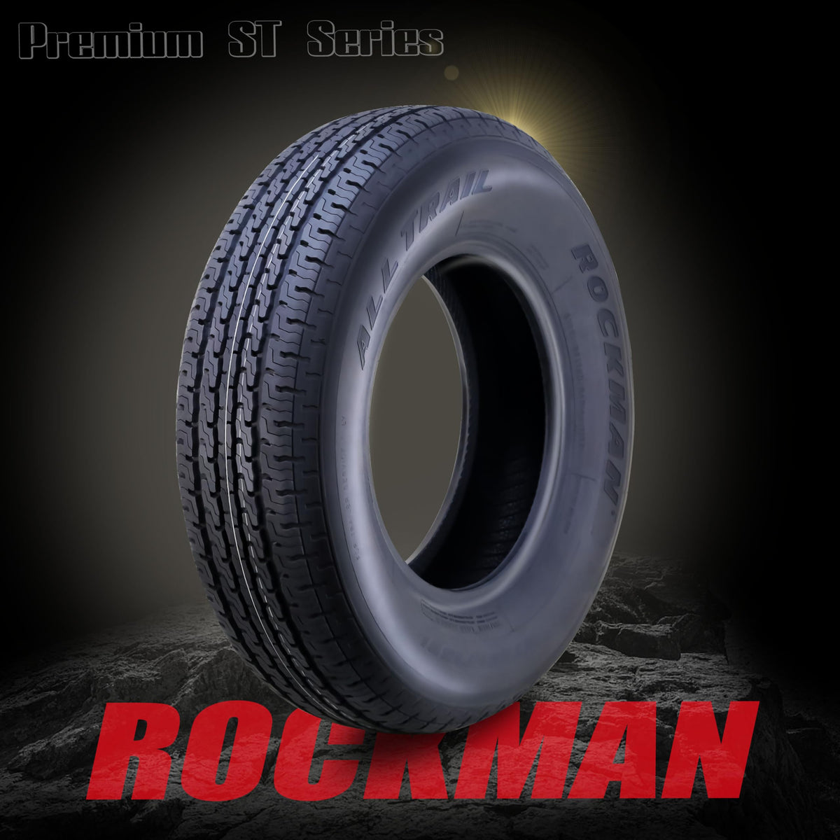 Heavy Duty Trailer Tire ST205/75R15 10-Ply Set4 B50754