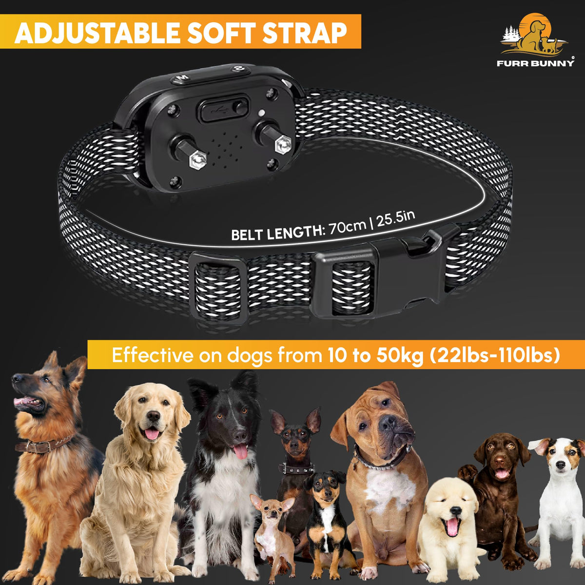 Dog Bark Collar for Medium & Large Dogs Q44803