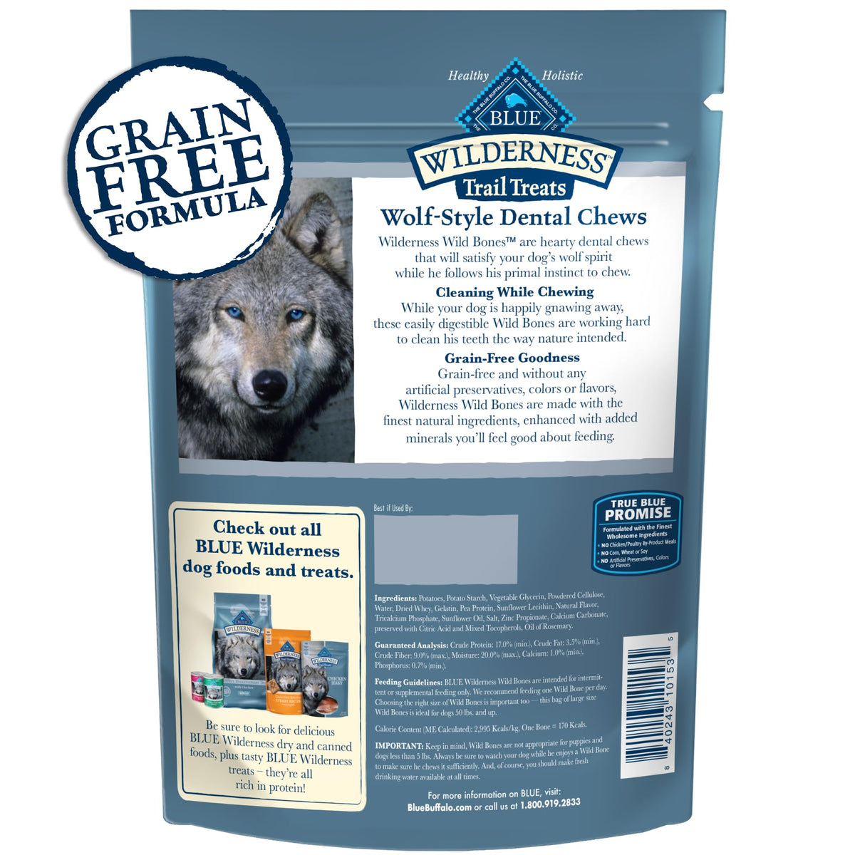 Grain-Free Large Dog Dental Chews R640993