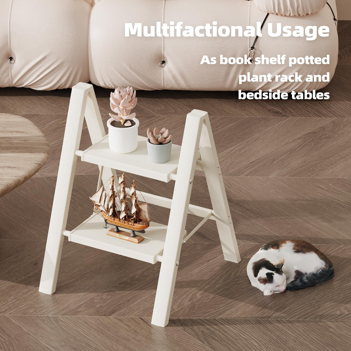 Aluminum Foldable 2 Step Stool X3337