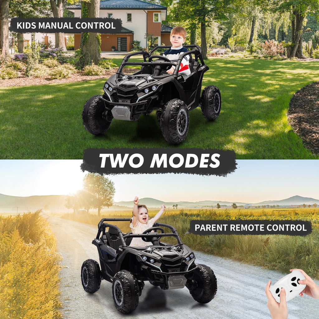 24V 2-Seater Kids Ride on Car with Remote Control 4WD Electric Truck F82346