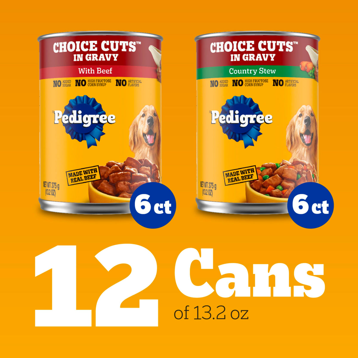 Wet Dog Food Beef & Country Stew 13.2 oz 12 Count Z719