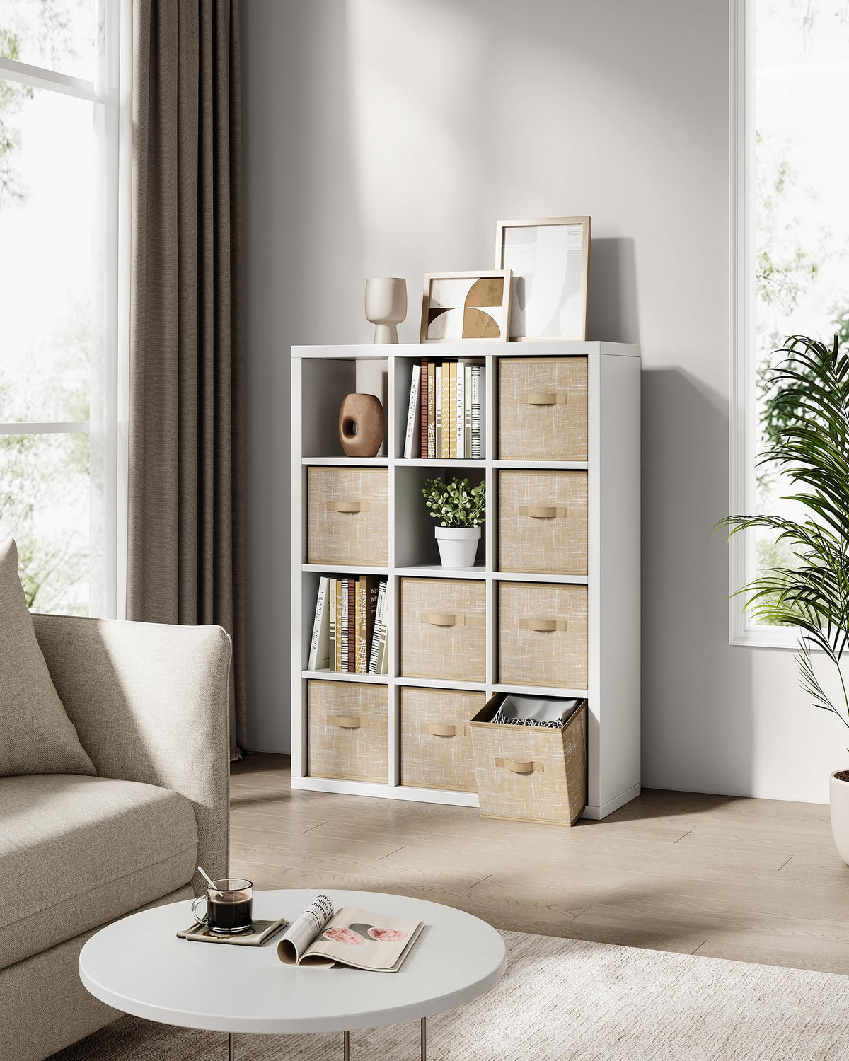 Set of 8 Foldable Storage Cubes Q349050