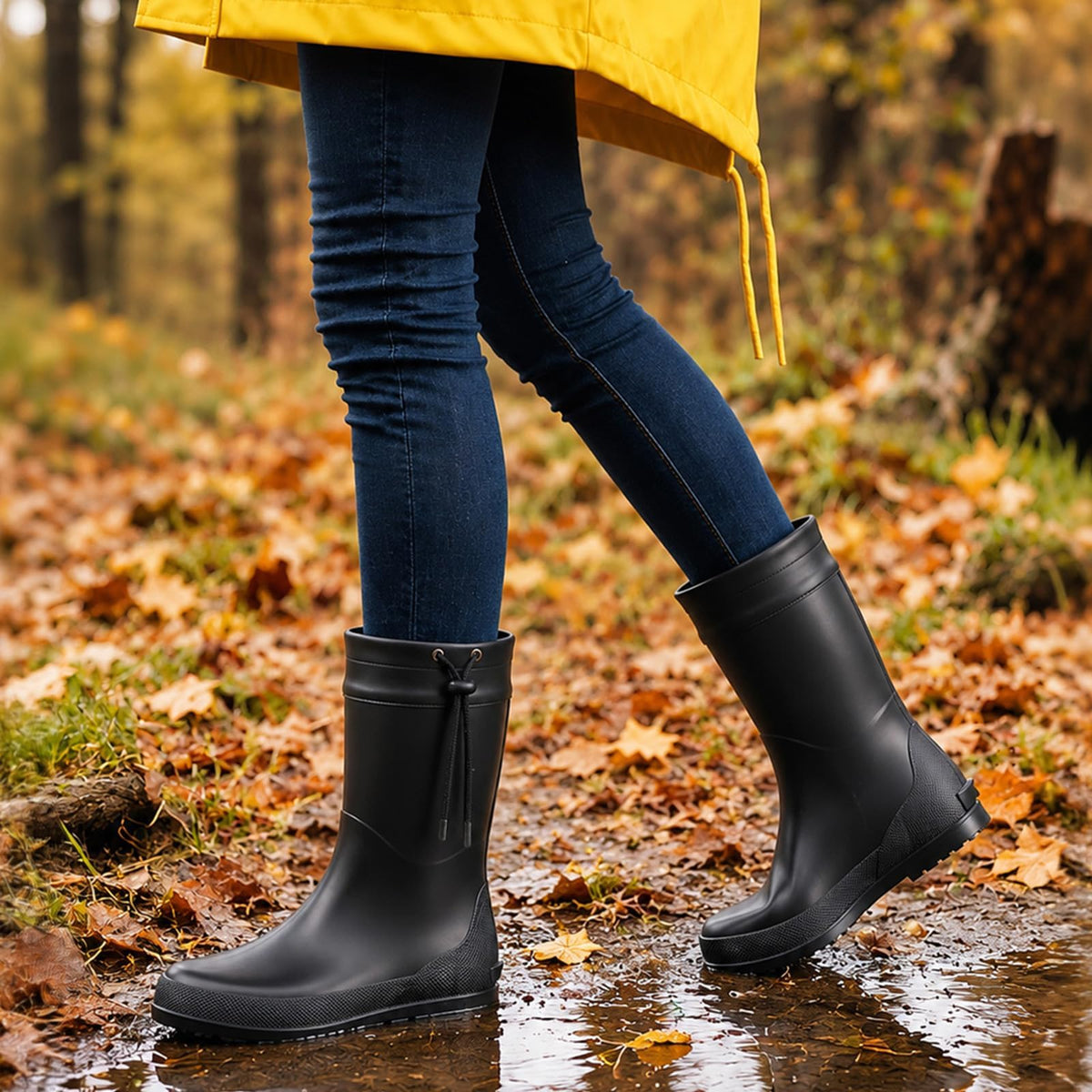 Women's Mid Calf Rain Boots N50362