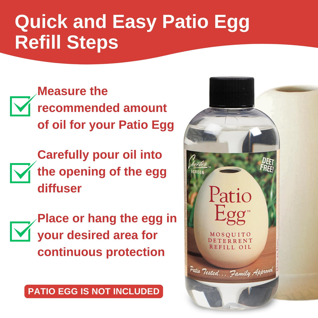Patio Egg Refill Oil 8 Fl Oz 2 Pack C514