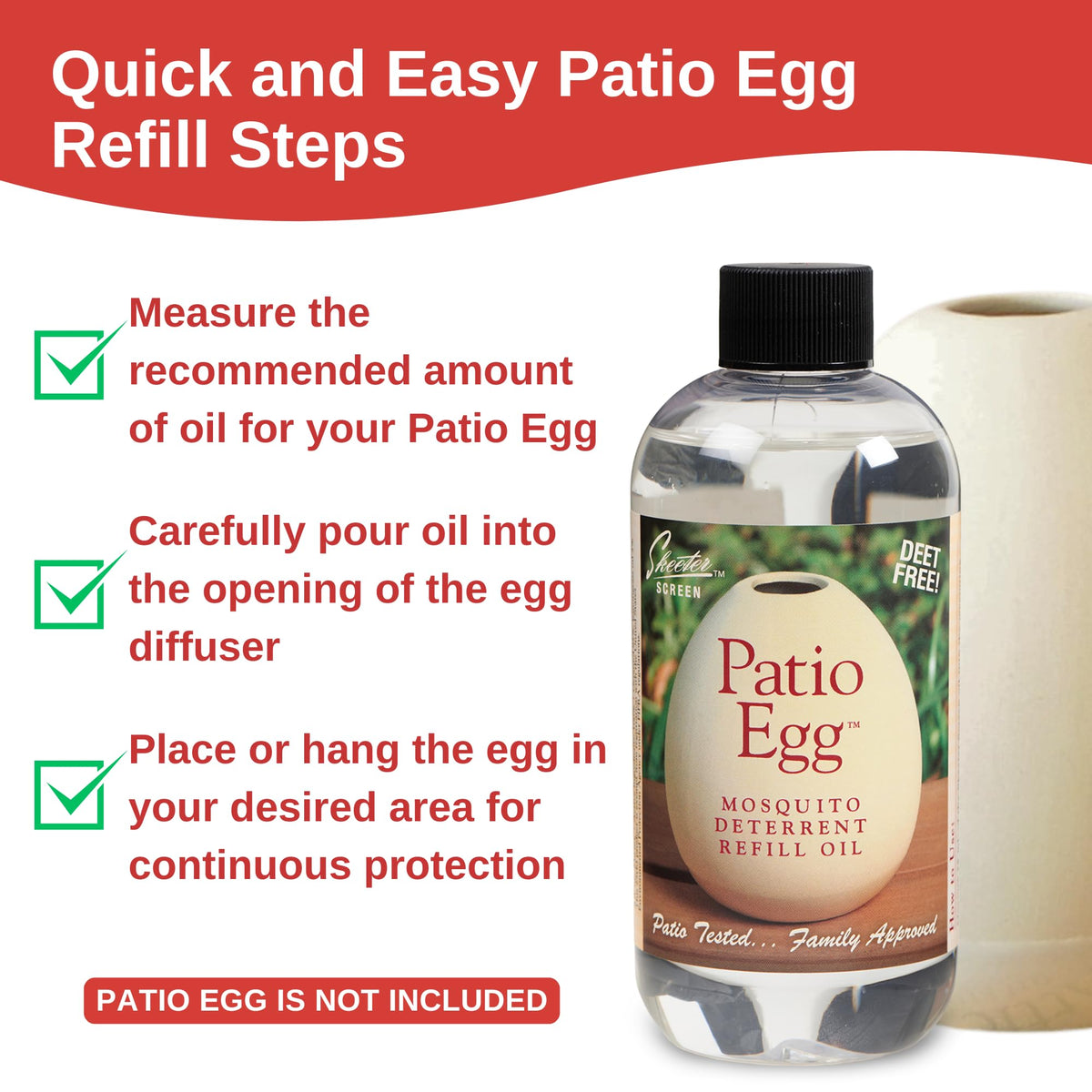 Patio Egg Refill Oil 8 Fl Oz 2 Pack C514