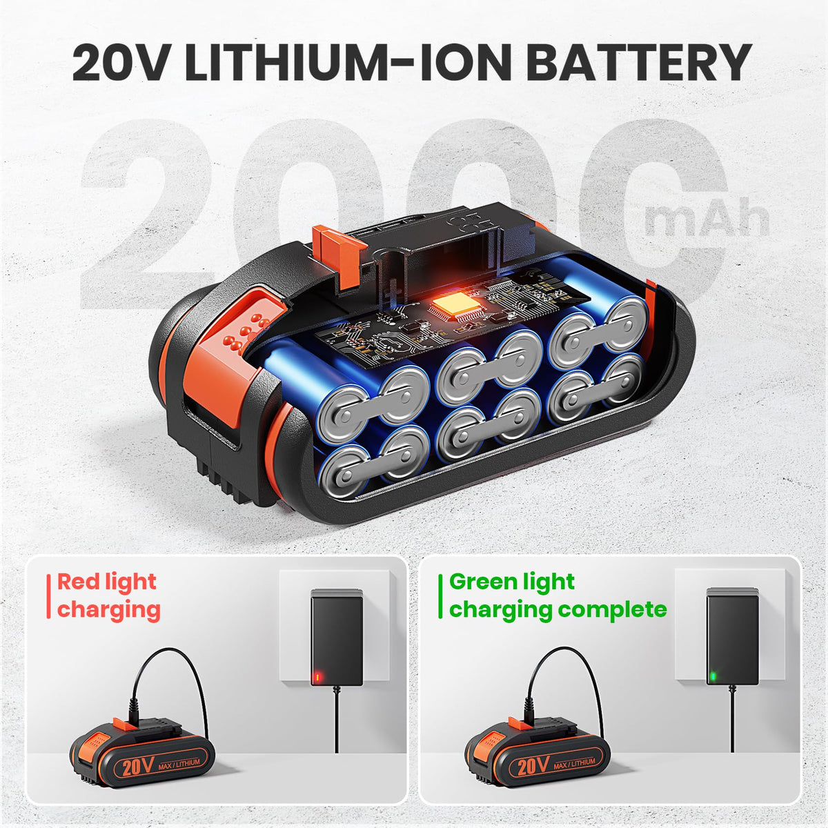 20V Cordless Drill Set with 42 Accessories Y588