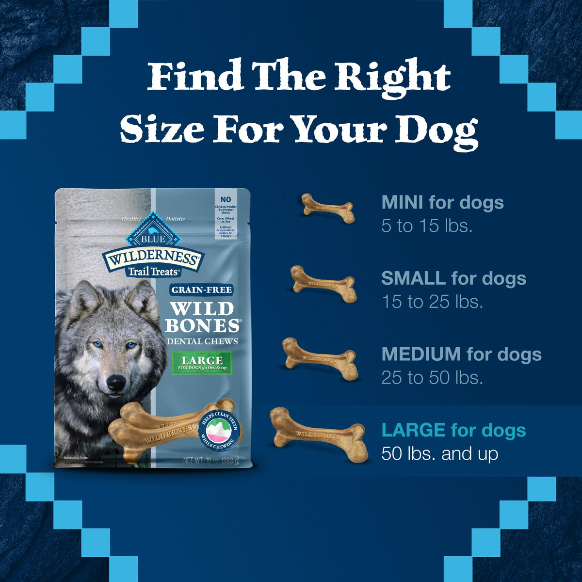 Grain-Free Large Dog Dental Chews R640993