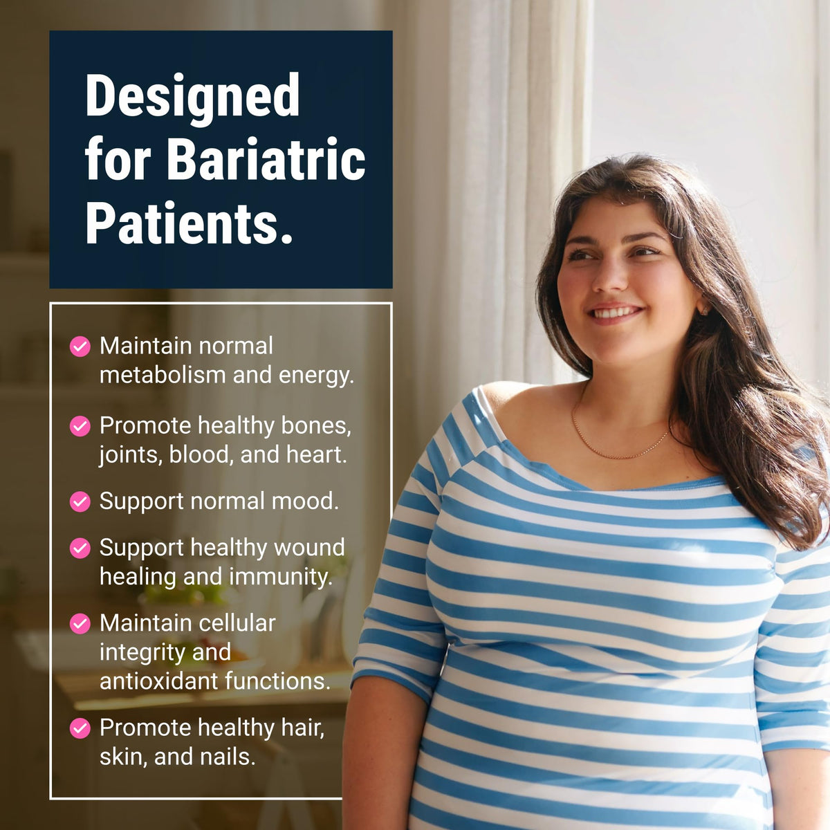 Bariatric Multivitamin 45mg Iron 30 Ct E695