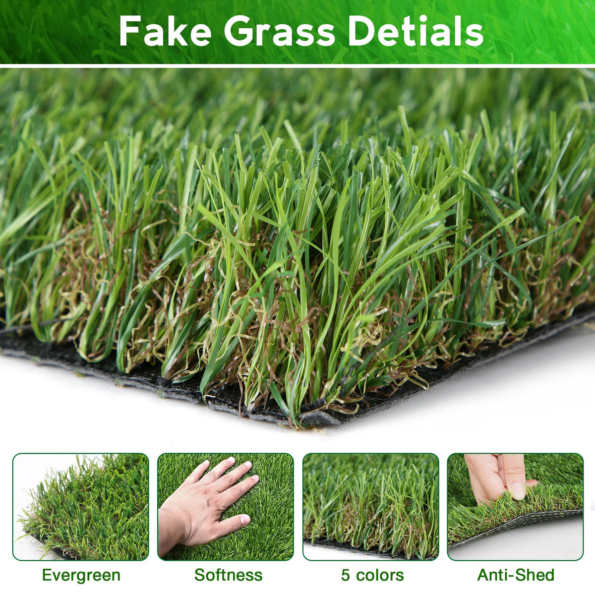 Large Artificial Grass Pad for Dogs Potty, 4 FT X 6 FT C663