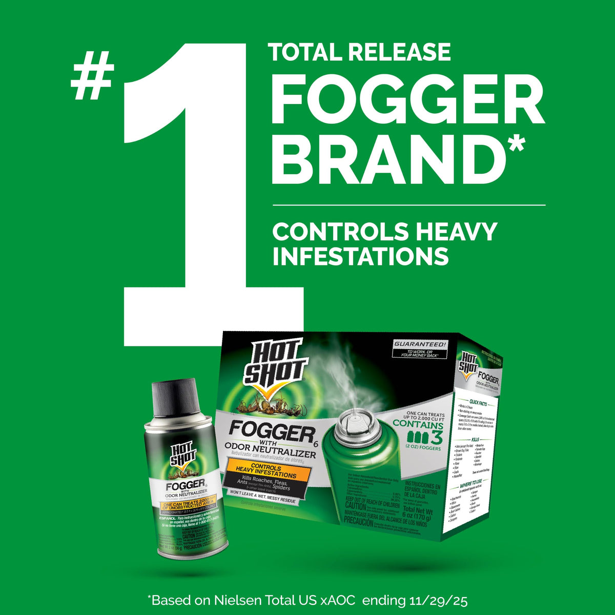 Fogger with Odor Neutralizer 6 Count 2 Ounce Cans 2 Pack V315967
