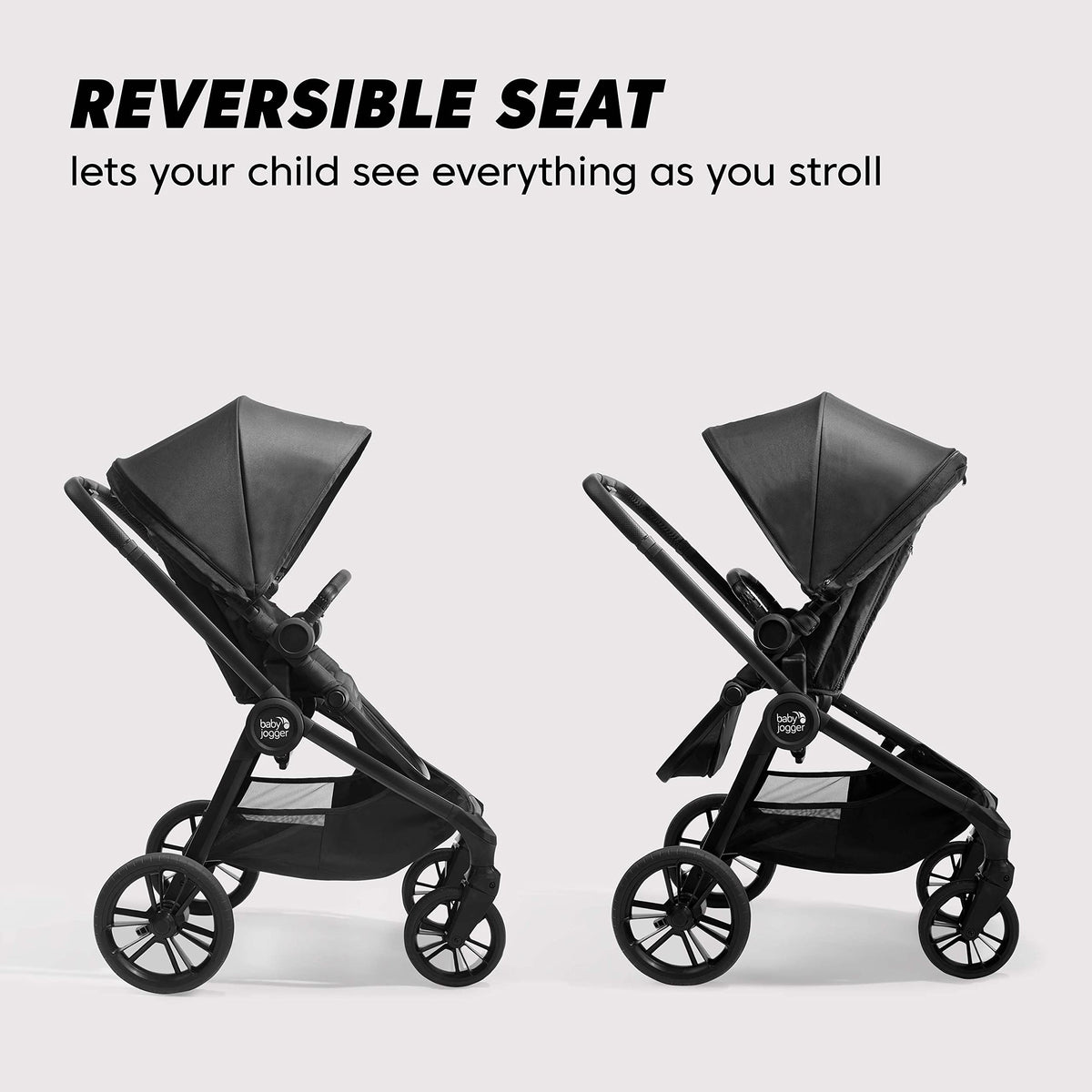 Convertible Stroller with Infant Car Seat Rich Black V827649