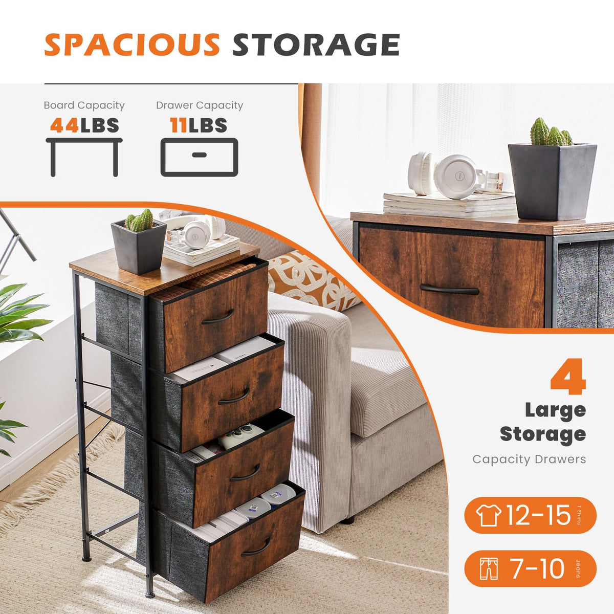 4 Drawer Dresser C766572