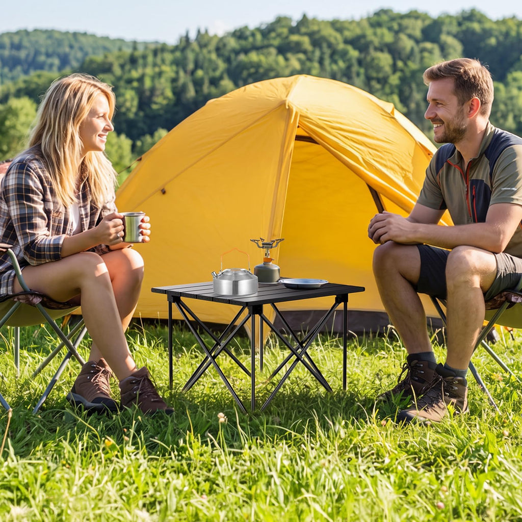 Small Ultralight Aluminum Folding Camping Table T394