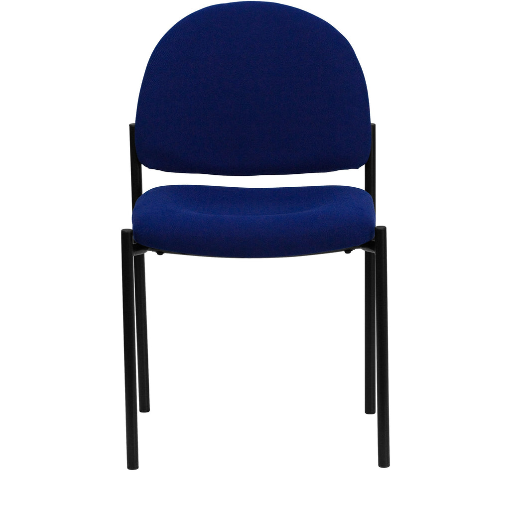 Navy Stackable Reception Chair W996