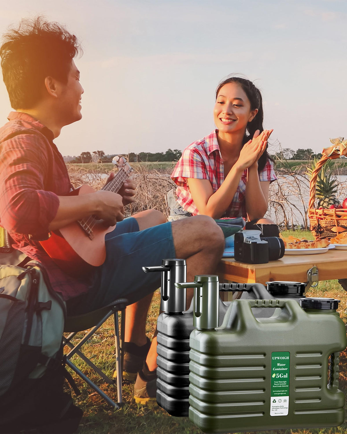 5 Gallon Water Jug with Rechargeable Touch Pump M790115