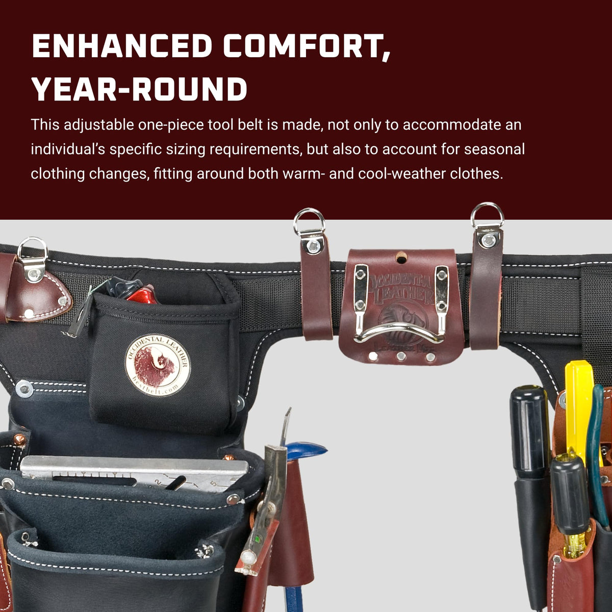 Leather Electrician Tool Set with 31 Pockets A548985