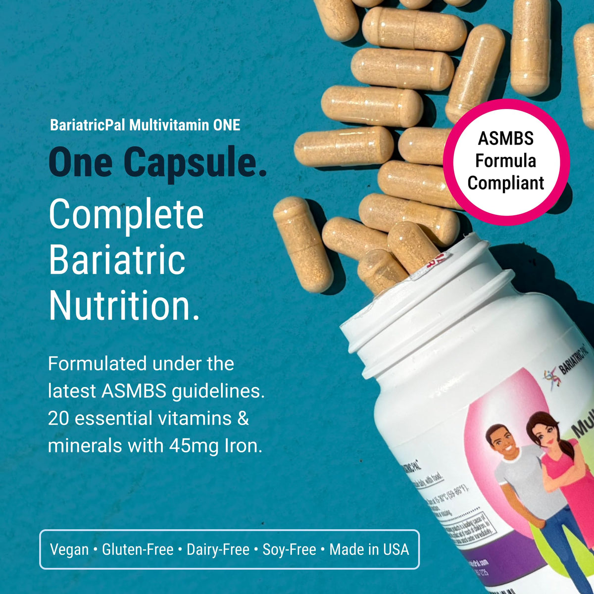 Bariatric Multivitamin 45mg Iron 30 Ct E695