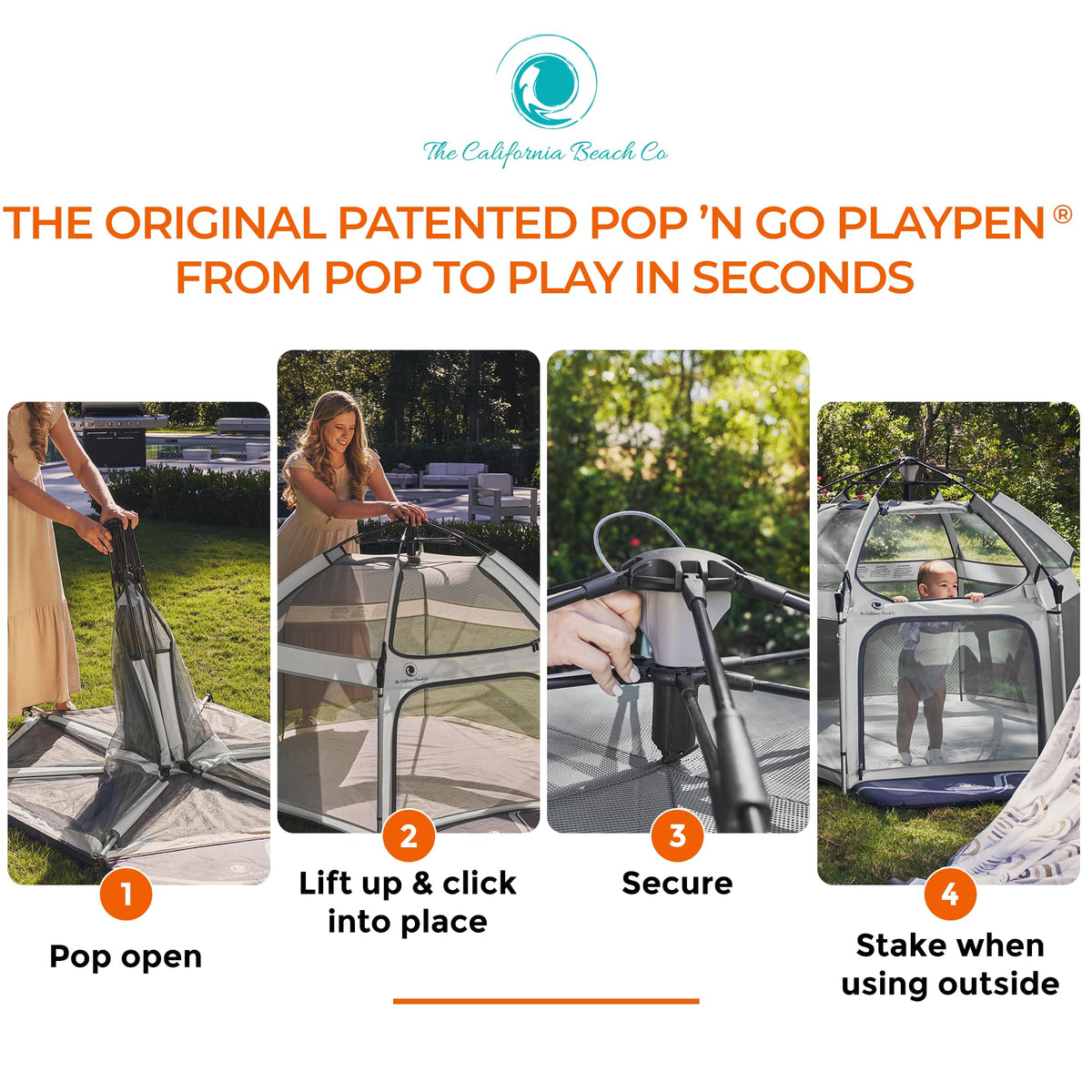 Portable Baby Playpen with Canopy B6250