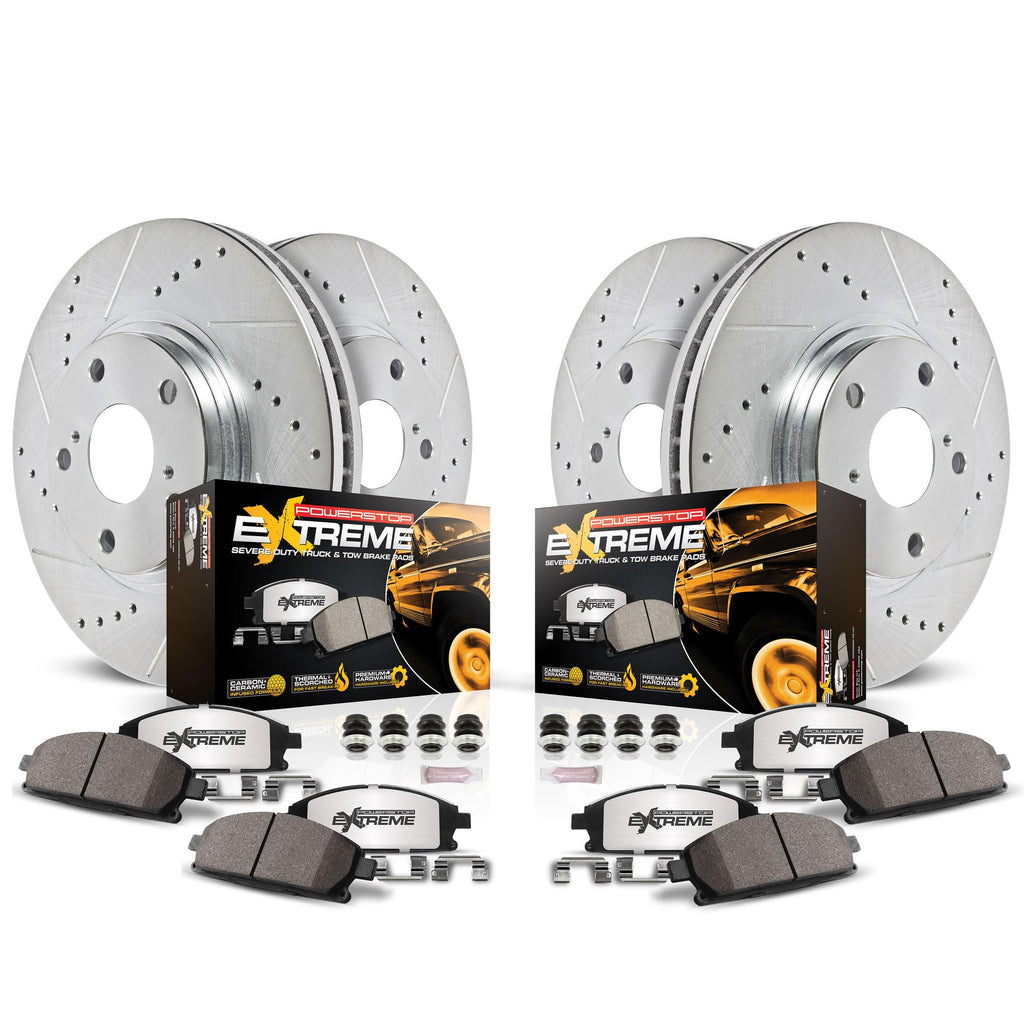 Front & Rear Brake Pad & Rotor Kit N3122