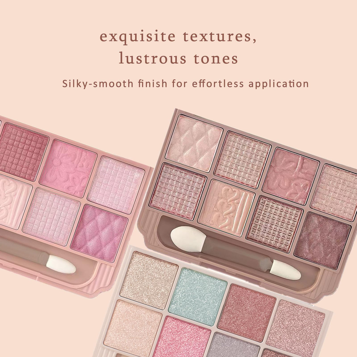 Brown and Pink Shimmer Eyeshadow Palette Z87786