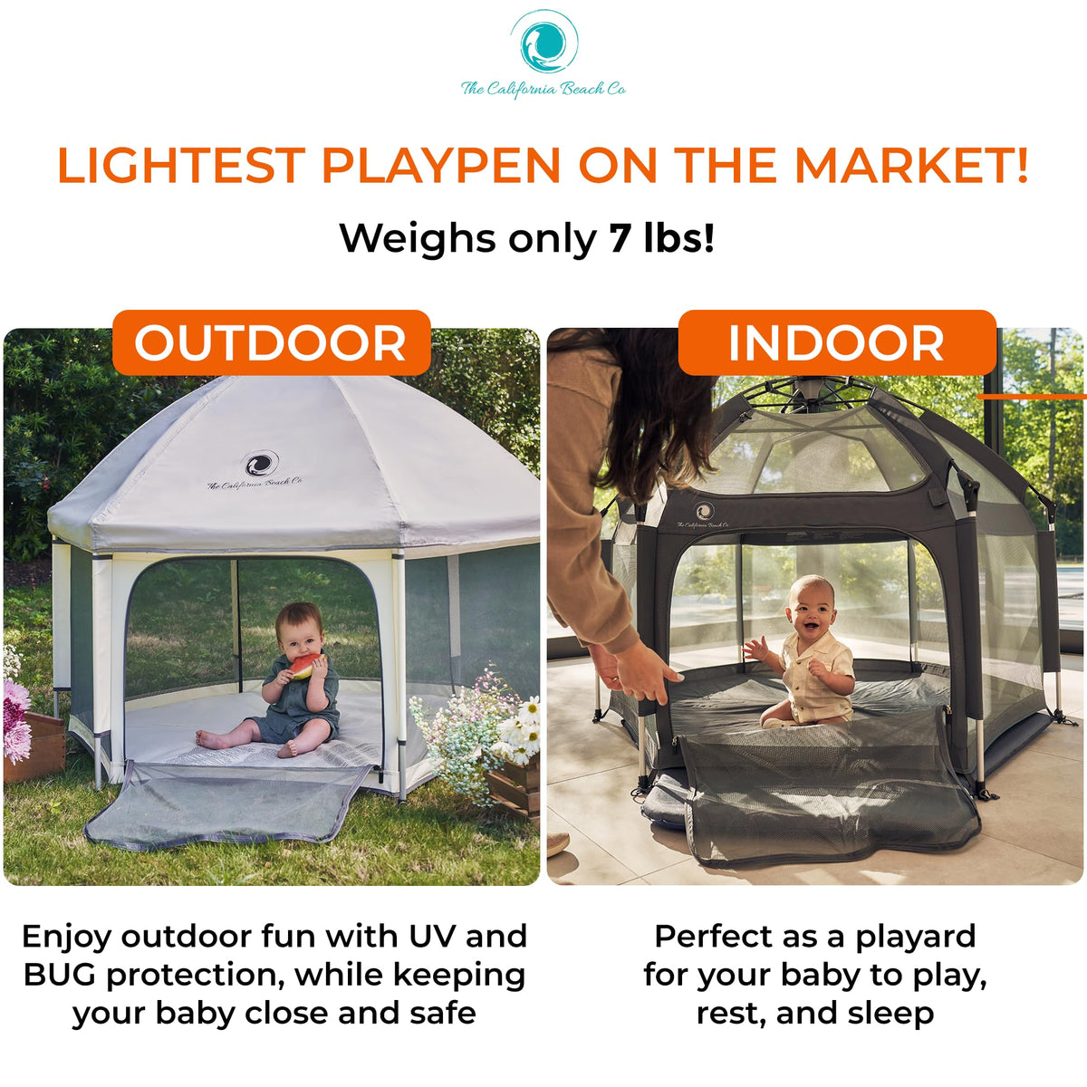 Portable Baby Playpen with Canopy B6250