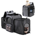 Double Side Expandable Cat Backpack Carrier with Breathable Mesh C59692